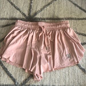 Amazon Pink Flowy Shorts